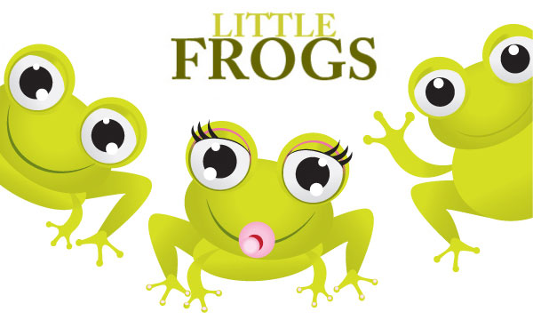 Little Frogs Vector