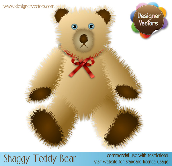Free Teddy Bear Vector Illustration