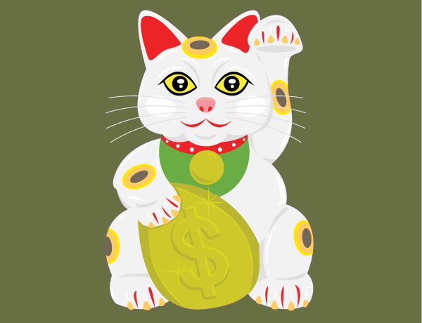 Free Lucky Cat Vector