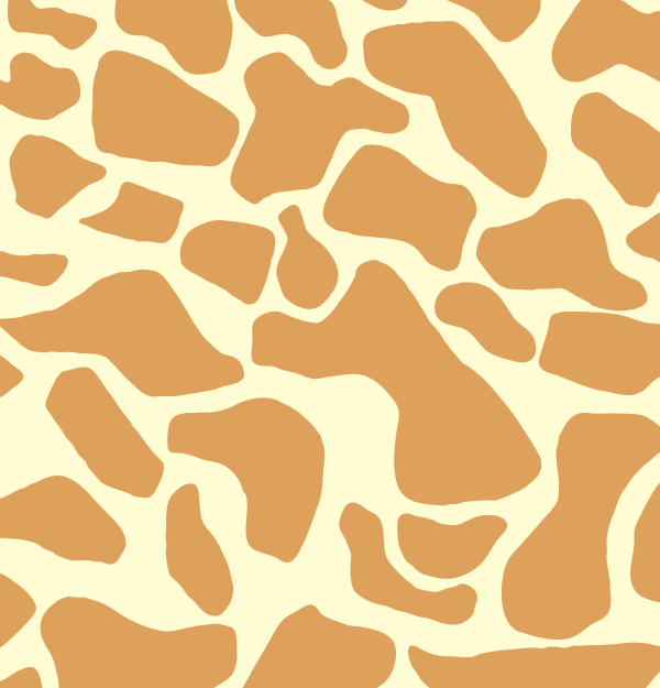 Giraffe Print Vector Graphic