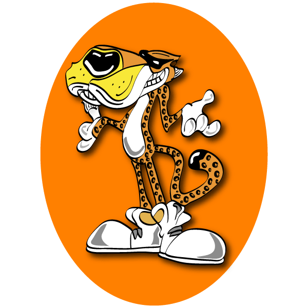 Vector Chester Cheetah Cartoon