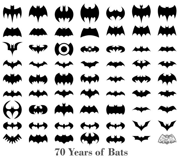 70 Years of Bats – Vector Bats Silhouettes