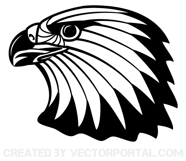 Eagle Head Vector Clip Art