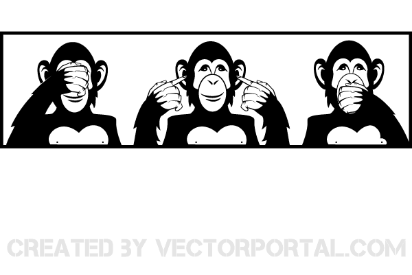 Three Wise Monkeys – See no Evil, Hear no Evil, Speak no Evil