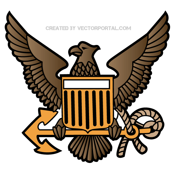Eagle Crest Emblem Vector Art
