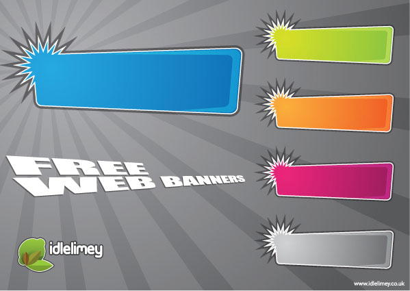 Free Web Banners Vector