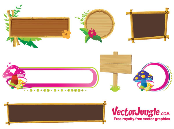 Banners And Frames Vector