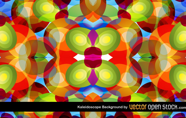 Free Kaleidoscope Background Vector