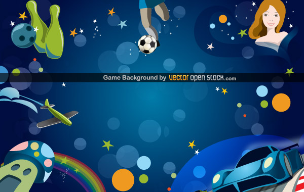 Game Background Vector Free