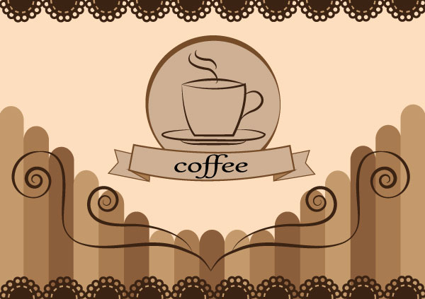 Coffee Free Vector Card Design