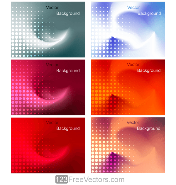 Abstract Colorful Gradient Mesh Background Illustrator