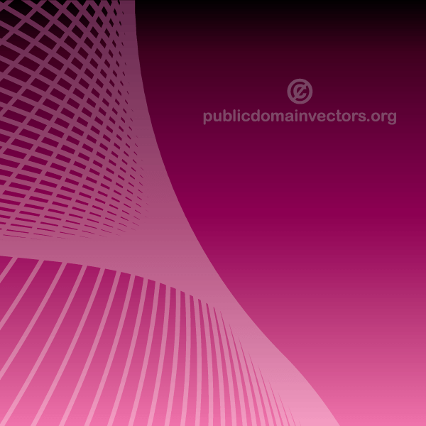 Abstract Purple Background Graphics with Wave Lines