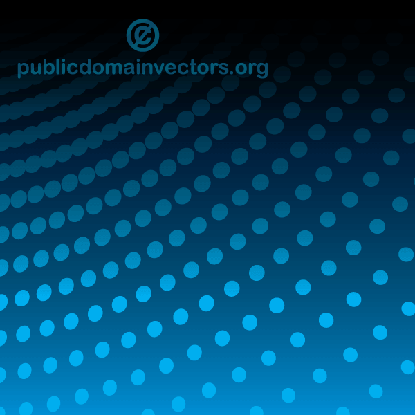 Abstract Blue Background Illustration with Halftone Dots Pattern