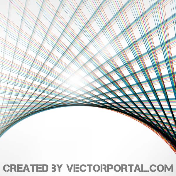 Colorful Lines Graphic Background