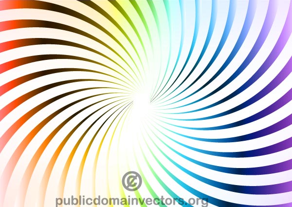 Colorful Radial Stripes Background