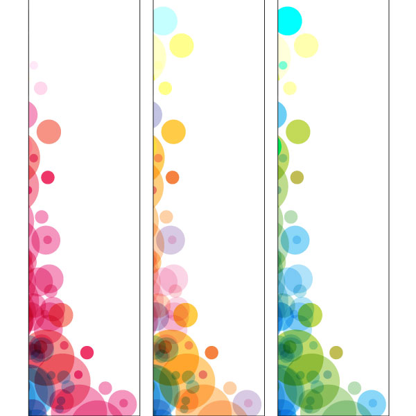 Free Abstract Colorful Circle Banner Designs Vector