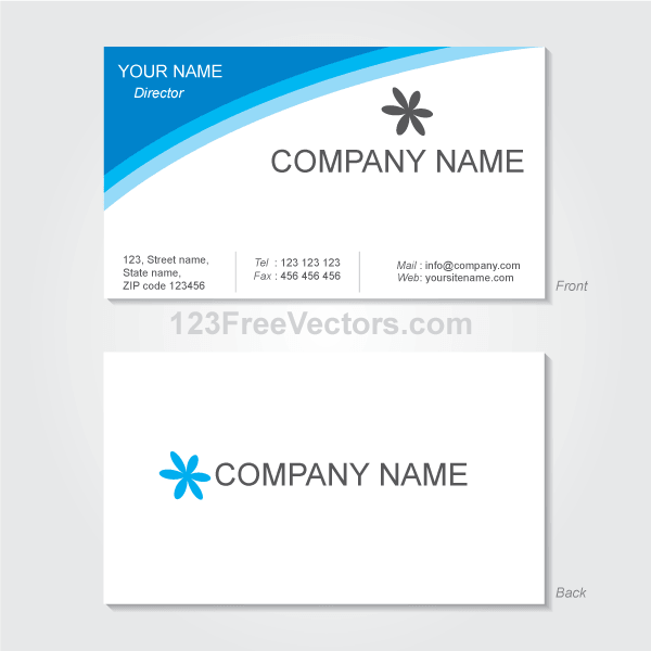 Vector Visiting Card Design Template