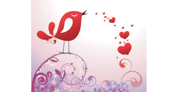 Stock Postal To The Day Of Valentinevector