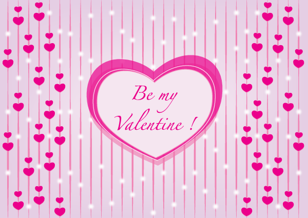 Be My Valentine Vector Graphic