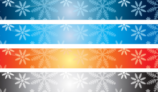 Christmas Banner Backgrounds Vector