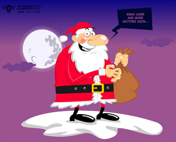 Cartoon Santa Claus Vector