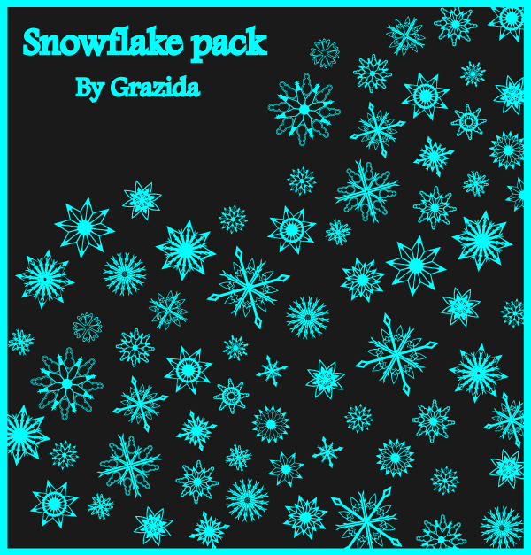 Vector Christmas Snowflakes Graphics