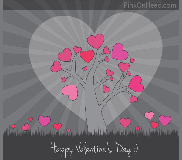 Download Happy Valentine’s Day Vector Card Design