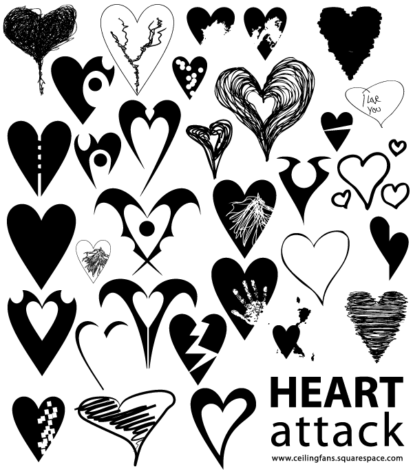 Heart Shapes Clip Art
