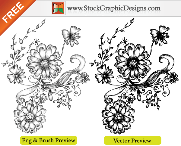 Hand Drawn Sketchy Decorative Elements Free Vector