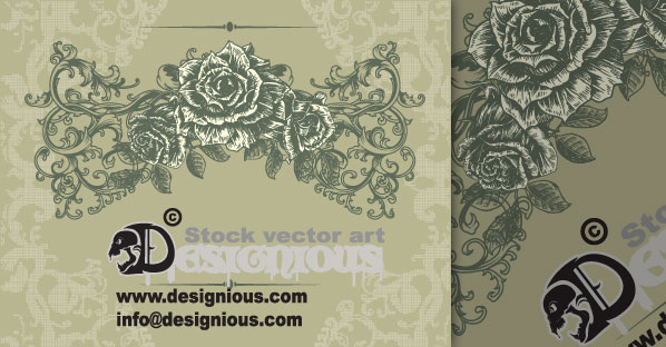 Free Vector Vintage Floral Illustration