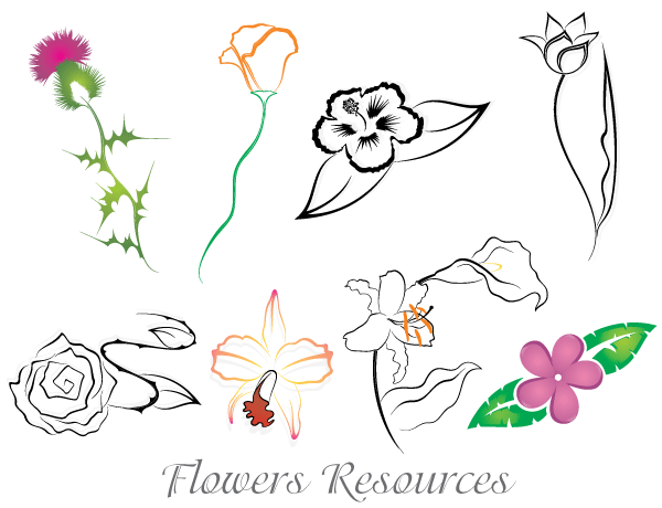 Free Flowers Vector Images