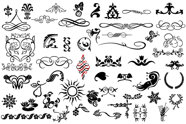 Vector Ornaments and Flourishes