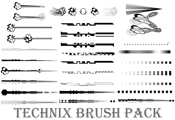 Technix Illustrator Brushes Pack