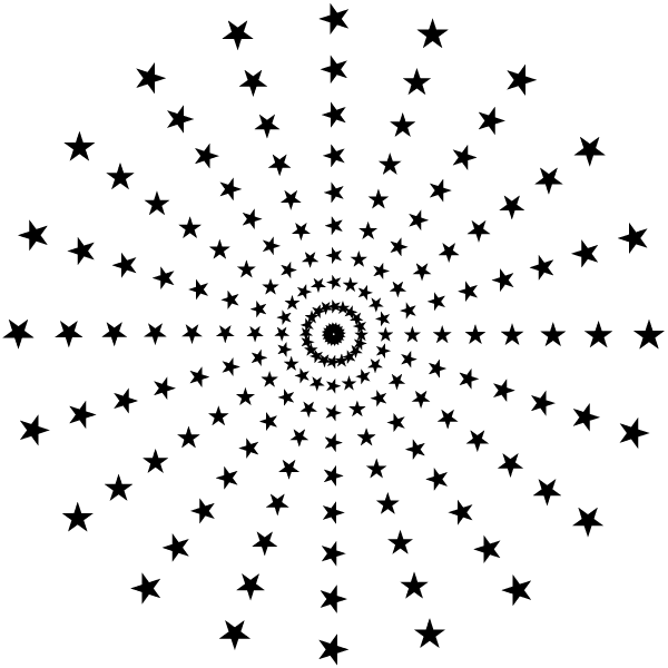 Vector Halftone Star Patterns Illustrator