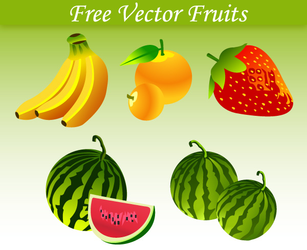 Free Vector Fruits