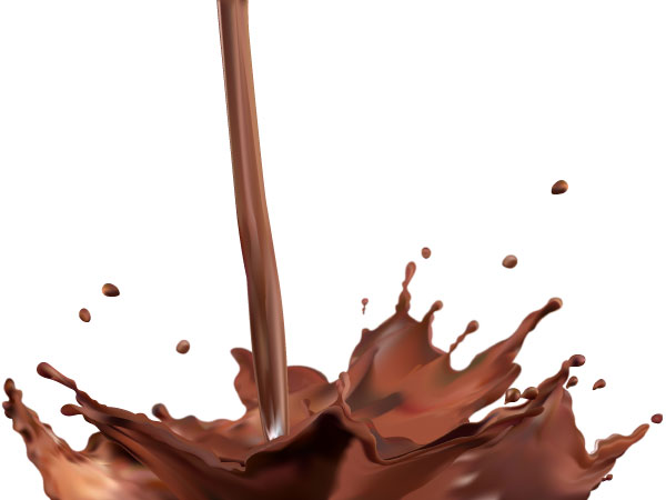 Chocolate Splash Free Vector