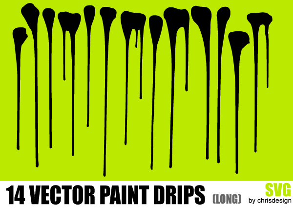 Paint Drips Vector