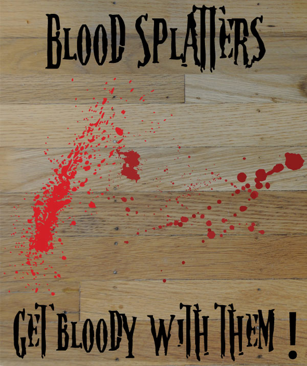 Vector Blood Splatters
