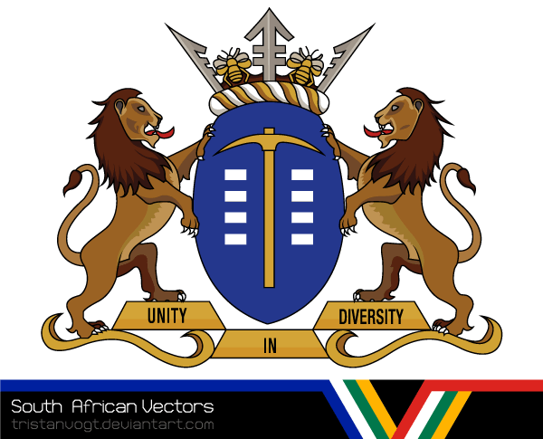South African Vectors – Gauteng Coat of Arms