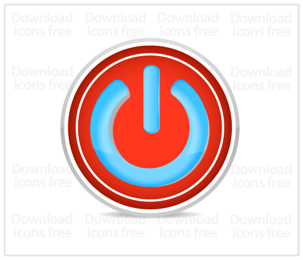 Power Button Icon Free Vector Image