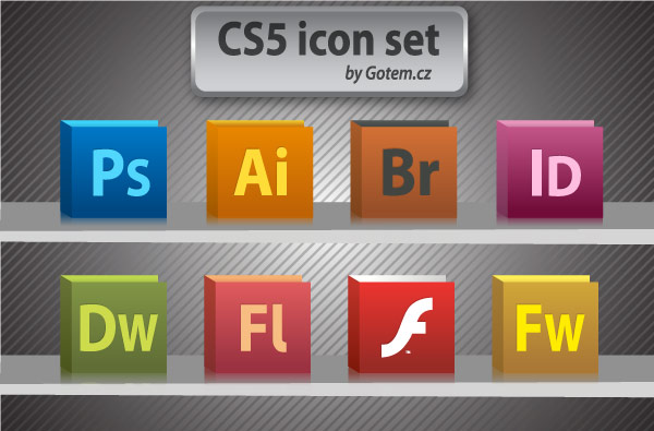 CS5 Icons Free Vector Pack