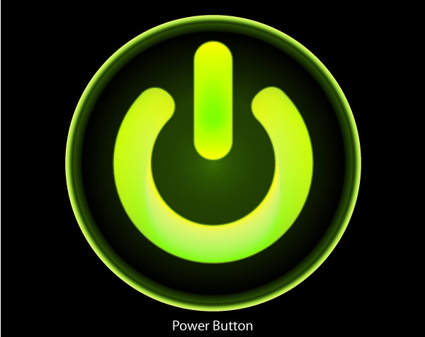 Free Computer Power Button Vector
