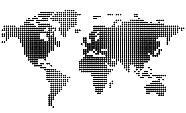 Dotted World Map Vector Free