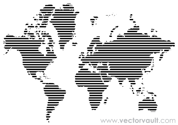 Free Vector Map of the World