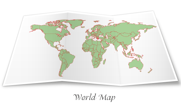 World Map Vector Graphic Free