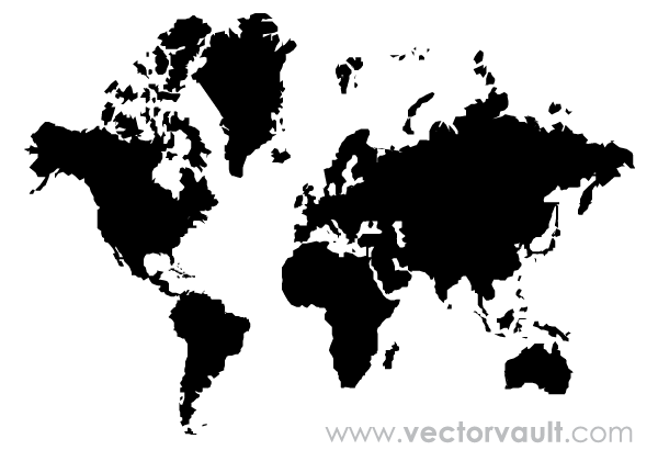 World  Map Image Free Vector Eps