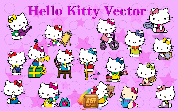 Vector Art Hello Kitty