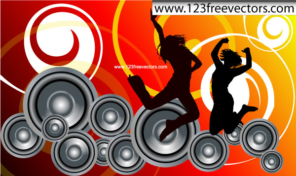 Music Background Vector
