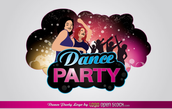 Free Dance Party Vector Logo