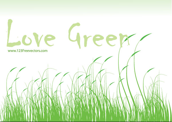 Love Green Vector